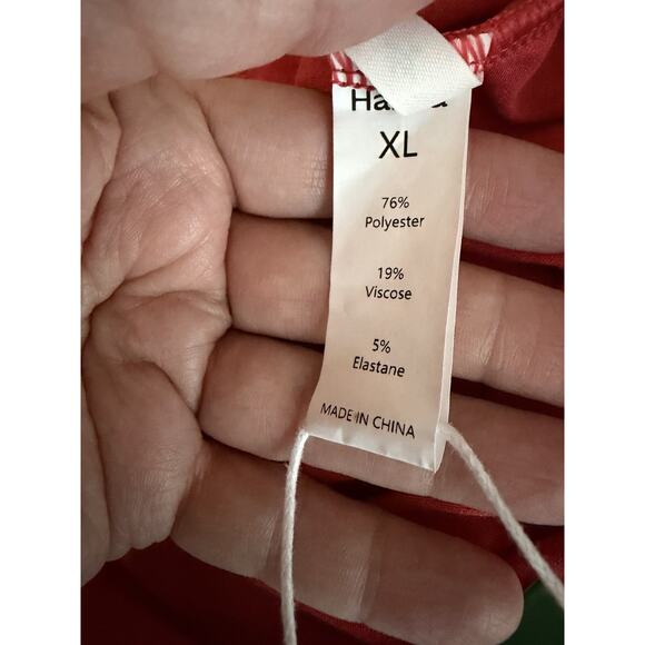 NEW Halara V Neck Tie Back Ruched Maxi Slip Dress Size XL Casual Comfort Resort - Picture 12 of 14